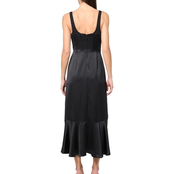 bcbg black high low dress Beaded High Low Gown main image 0